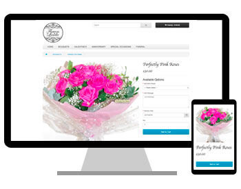 Florist Responsive Mobile Website